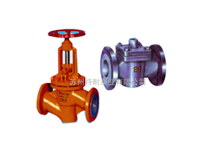 铸钢衬氟法兰闸阀